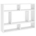 vidaXL - Étagère murale - 75x16x55 cm - bois d'ingénierie - blanc