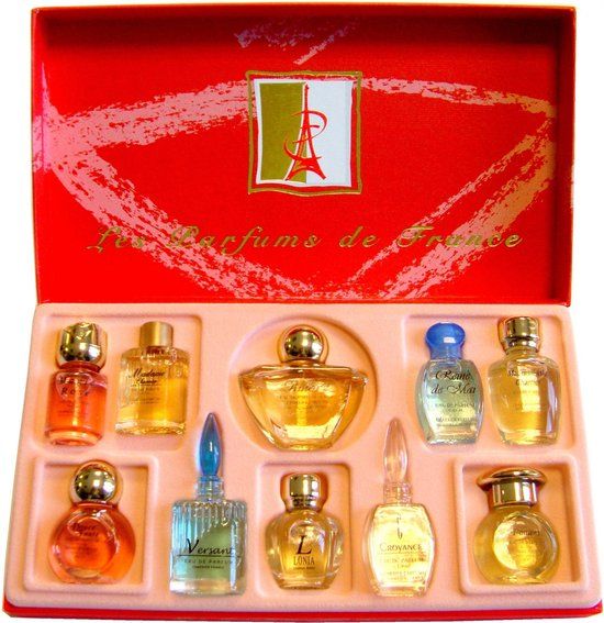 Franse Parfum Miniaturen Geschenkset - 10 miniaturen - Eau de Parfum - Bloemig
