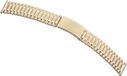 Hs Bear Horlogeband Metaal Classic Double - 20mm Goudkleurig Unisex Staal