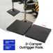 Blocs de roue pour camping-car - Blocs de roue pour stabilisation, set de 2 - Capacité de charge : 20 tonnes - Avec poignée - Convient pour camions/remorques/grues/camping-cars