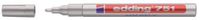 edding 751 Paintmarker Oliebasis 1-2mm Zilver