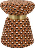 Housecraft Living Pin Poef/ Kruk - Bruin