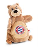 NICI Knuffel handpop FC Bayern München Berni, 26 x 25 cm, bruin