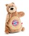NICI Knuffel handpop FC Bayern München Berni, 26 x 25 cm, bruin