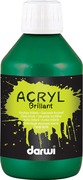 Darwi glanzende acrylverf flacon van 250 ml donkergroen