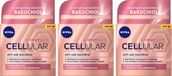NIVEA Cellular Lift Dagcrème Anti-Age SPF 30 - 3 x 50 ml - Voordeelverpakking