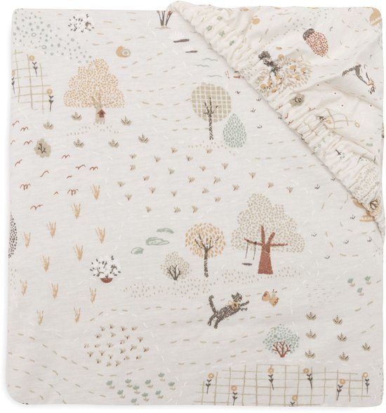 Jollein Hoeslaken Ledikant - 60x120cm - Jersey - Tiny Park