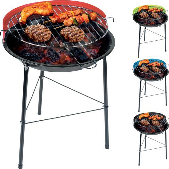 BBQ Collection - Portable Charcoal Grill - 33x33x43cm - Black