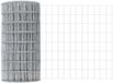 vidaXL Euro-hek met palen 10 x 0,8 m gegalvaniseerd staal mesh