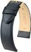 HIRSCH OSIRIS M Zwart Leer Horlogeband Unisex 18mm