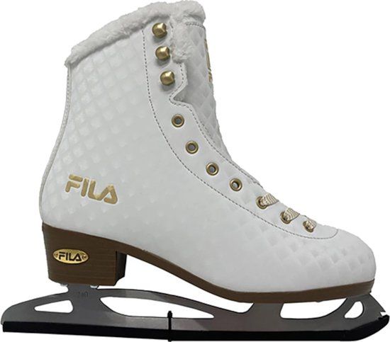 Fila Furr Ice Kunstschaatsen Dames Maat 40 Wit - Goud