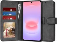 Techsuit Diary Book Wallet Case Zwart geschikt voor Samsung Galaxy A37