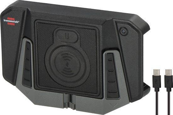 Brennenstuhl 1173780001 oplader voor mobiele apparatuur Smartphone Zwart, Grijs Draadloos opladen Binnen