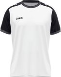Jako Dynamic Shirt Korte Mouw Kinderen - Wit / Zwart / Antraciet | Maat: 116