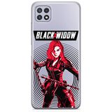 ERT GROUP mobiel telefoonhoesje voor Samsung A22 5G origineel en officieel erkend Marvel patroon Black Widow 008