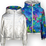 Vingino Talore Meisjes Jas - Silver Metallic - Maat 164