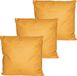Anna's Collection Coussins d'extérieur - 3x - Ocre - 60 x 60 cm