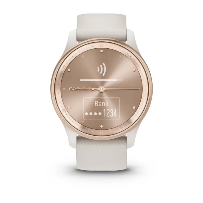 Garmin vivomove Trend Smartwatch - 40mm - Peach Gold