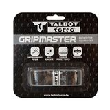 Talbot-Torro Gripmaster, 449060, gripband, zelfklevende basis, gripband van Hi-Performance PU, voor badminton en squash, 90 x 2,5 cm, dikte 1,8 mm, in enkele blisterverpakking