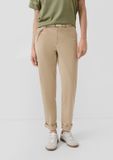 s.Oliver W36 X L32 Beige Katoen Elastaan Regular Fit Casual Broek