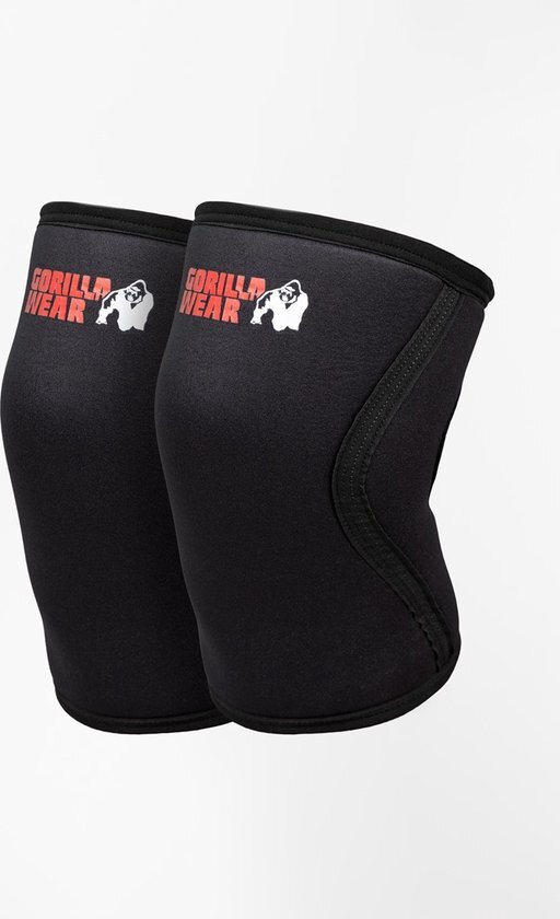 Gorilla Wear Knee Sleeves - 5mm - Zwart - M