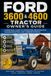 FORD 3600 & 4600 TRACTOR OWNER'S GUIDE