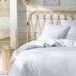 TODAY Ensemble de lit - 2 personnes - 260x240cm - Coton uni - Craie
