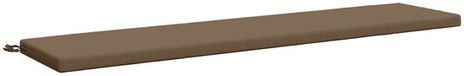 vidaXL Bankkussen SOEST 100% Polyester Taupe 180 x 40 x 5 cm