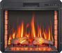 ArtiFlame AF28S LED elektrische inbouwhaard met 3D vlammensimulatie, 1800W, knisperend geluid, met afstandsbediening en thermostaat, zwart