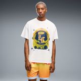 PUMA Functioneel shirt geel / zwart / wit