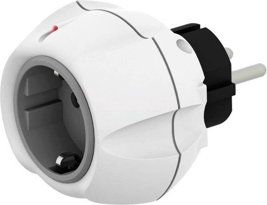 EHMANN 0460x0500 Overspanningsbeveiliging tussenstekker Wit