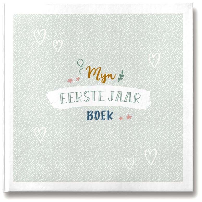 Maan Amsterdam Eerste jaar boek Baby 0 tot 1 jaar - Mint - Unisex