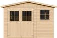 Timbela M337 - Houten tuinhuis - 14,94 m² - 516x324xH226 cm - zonder vloer