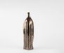 Norevo Vase Norevo B15 x T15 x H51 cm Aluminium Mokka Bronze Gegoten