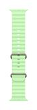 Apple Ocean Band Groen Fluorelastomeer, Titanium
