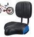 Extra Large Bicycle Saddle with Backrest for Comfortable Cycling
