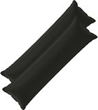 vidaXL - Taie d'oreiller - 2 pièces - BOIS - Noir - 40 x 145 cm - Polyester