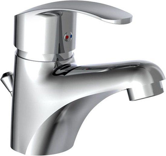 SCHÜTTE Sirani Wastafelkraan - Mengkraan - Chroom - Inclusief Waste