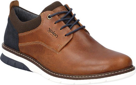 Rieker Veterschoenen Laag - cognac - Maat 41