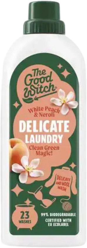 The Good Witch Wasmiddel wol/fijn witte perzik 1 Liter
