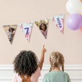 Guirlande de fanions personnalisés - Triangle - M - 10 m