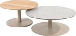4 Seasons Outdoor Taste Sara set van 2 salontafels - Ø65 cm. Ø80 cm.