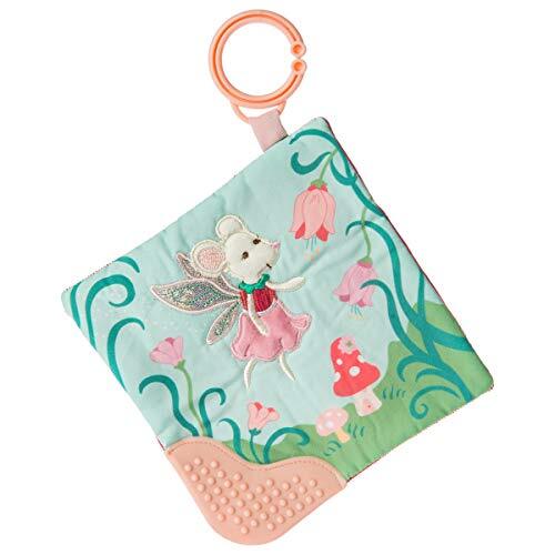 Mary Meyer Fairyland Forest Crinkle bijtring speelgoed met babypapier en pieper, 15,4 x 15,4 centimeter, sprookjesmuis