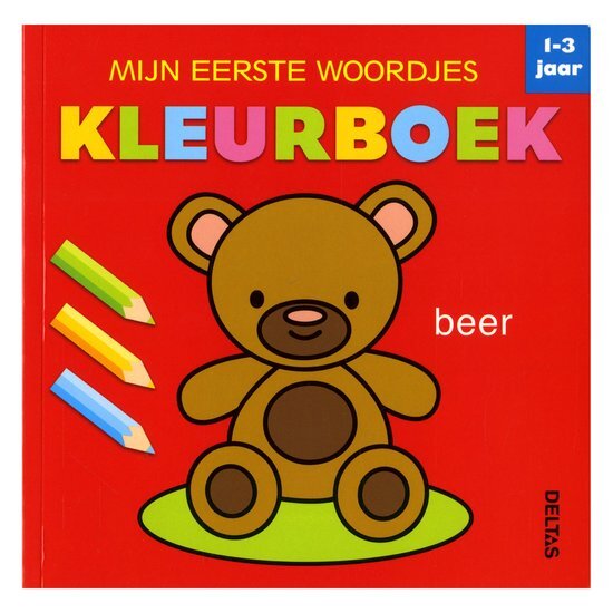 Deltas Kleurboek Mijn Eerste Woordjes