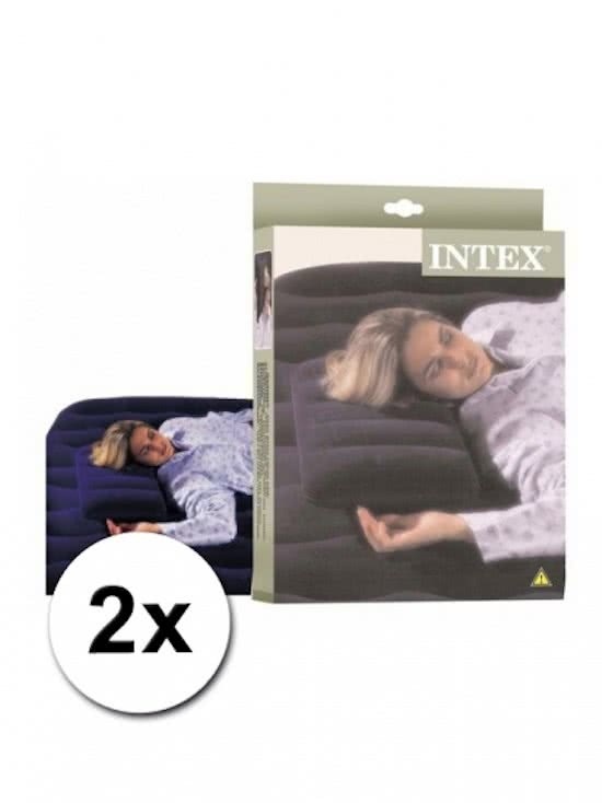 Intex 2 opblaasbaar kussens 43 x 28 cm