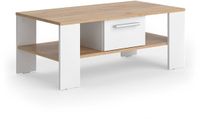 Vicco Wilmut Salontafel – 89.8 x 46.4 cm met lade Eik goud/wit