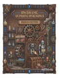 Medieval Vending Machines: A Detailed Fantasy Coloring Book