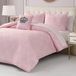Juicy Couture 8-delige beddengoedset, tweepersoonsbed, lichtroze/wit