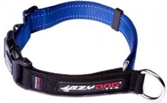 EzyDog Checkmate halsband - XL - Blauw blauw