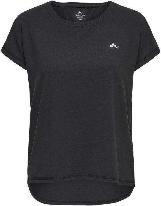 ONLY Aubree Loose Sportshirt performance - Maat S - Vrouwen - zwart
